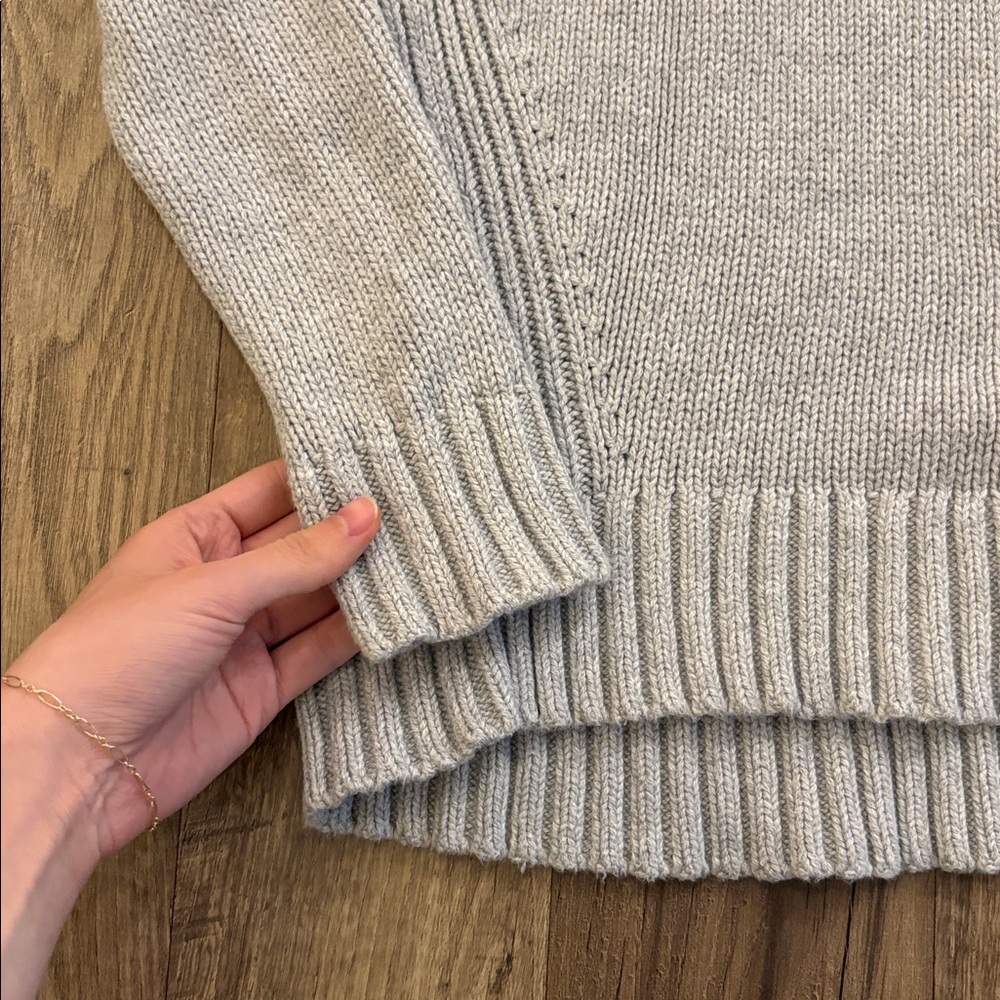 J. Crew Always 1988 rollneck sweater light Gray XS - Picture 5 of 8
